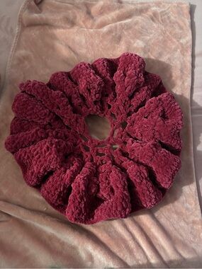 Plush Chunky Crochet Creation- Deep Berry